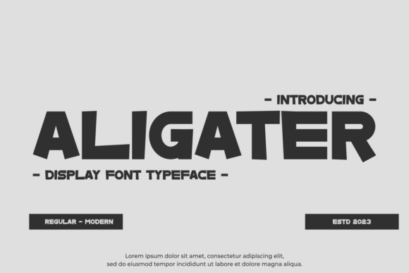 Aligater: The Bold Display Font That Elevates Modern Design