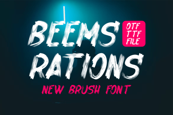 Beemsrations: Bold Display Font Guide