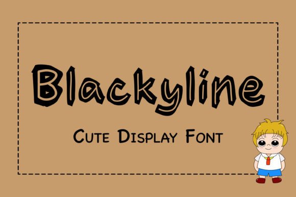 Blackyline: Elevating Design with a Cute and Jolly Display Font