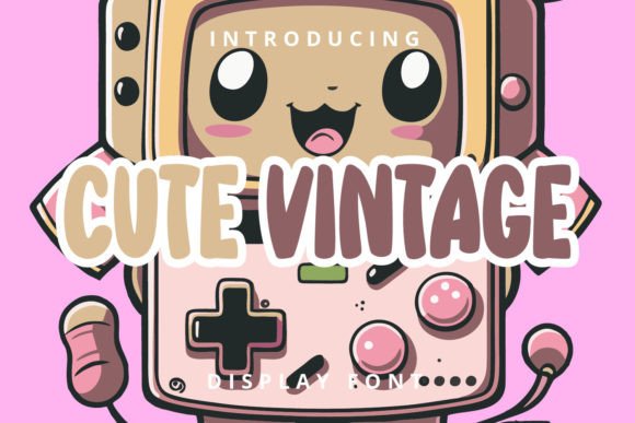 Cute Vintage: Charming Font for Kids