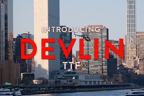 Devlin: A Stylish Sans Display Font