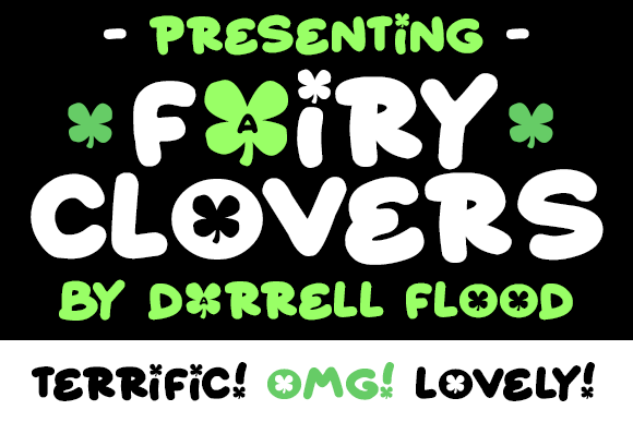 Fairy Clovers: Playful Typography Guide