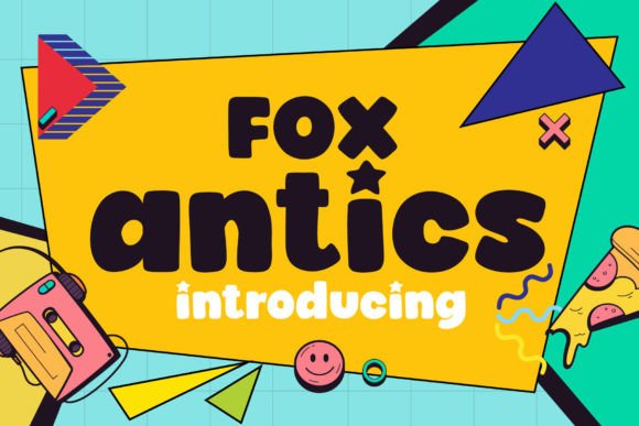 Fox Antics: Playful Design Font