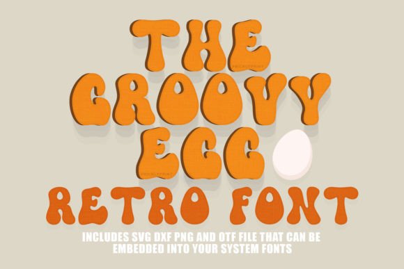 Groovy Egg: Unlocking the Charm of Retro Hand-Drawn Typography