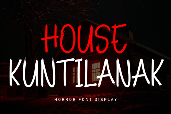 House Kuntilanak: Spooky Handwritten Font