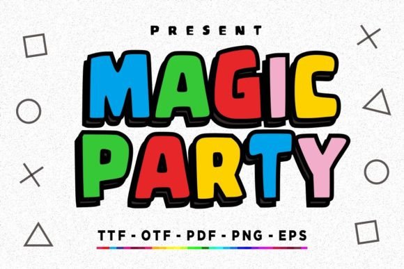 Magic Party: Bringing Bold, Childish Charm to Your Creative Projects