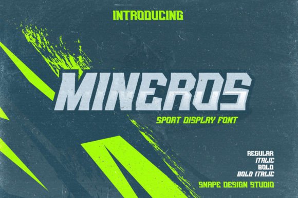 Mineros: Bold Typography for Athletic Brands