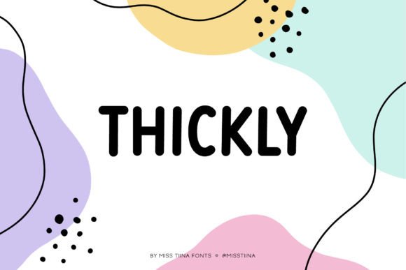Thickly: Elevating Design with a Friendly Handwritten Aesthetic