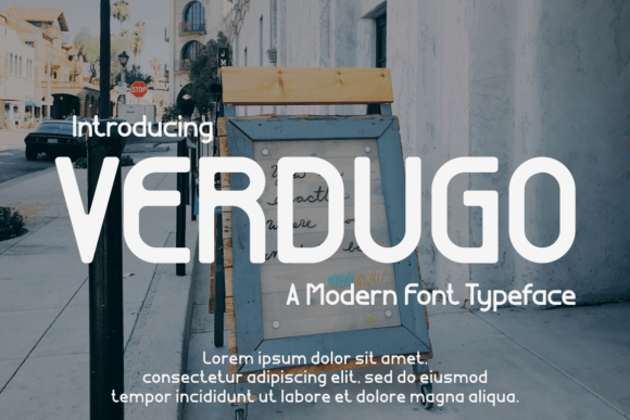 Verdugo: Redefining Modern Typography with Clean, Thin Aesthetics